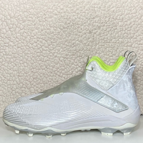 Under Armour Mens Highlight MC White Football Athletic Cleats Shoes SZ US 11.5 - Picture 2 of 11
